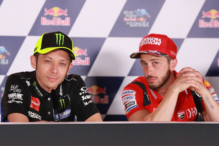 Valentino Rossi und Andrea Dovizioso