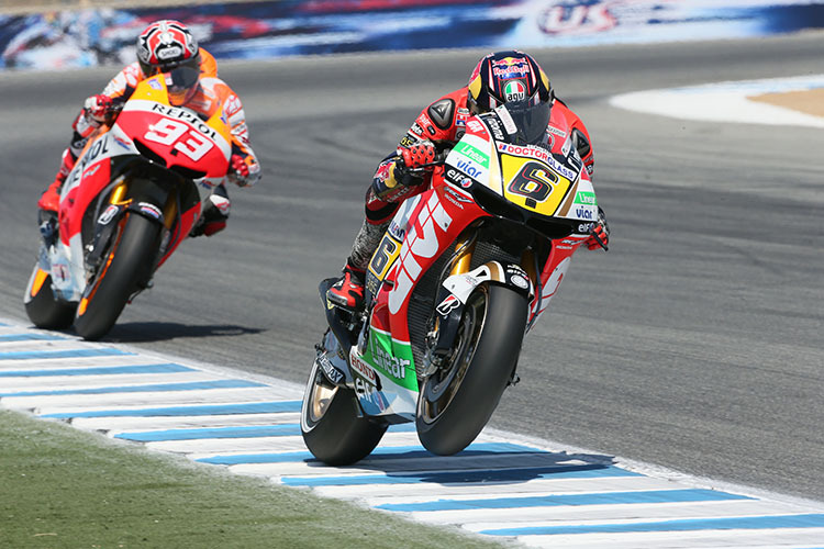 Laguna Seca 2013: Bradl führt vor Márquez, am Schluss wurde er Zweiter