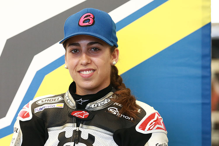 Maria Herrera sucht Sponsoren, um 2016 für das LaGlisse-Team mit einer KTM antreten zu können