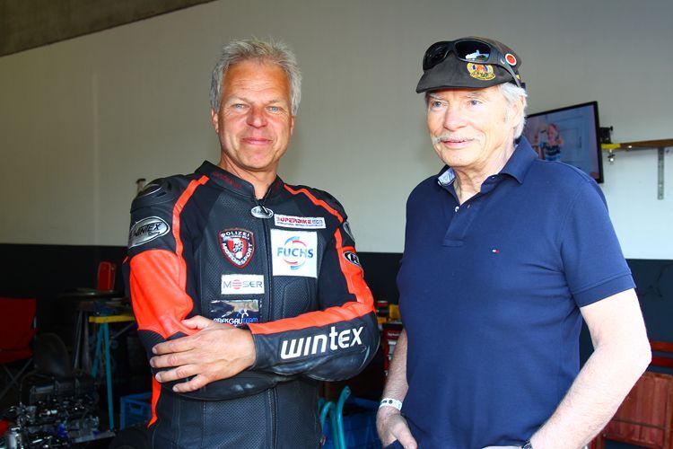 Uwe Gürck mit Rolf Steinhausen