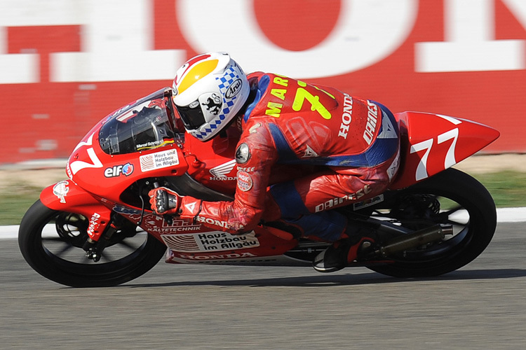 Startplatz 1 für den Deutschen Meister Marcel Schrötter (125ccm).