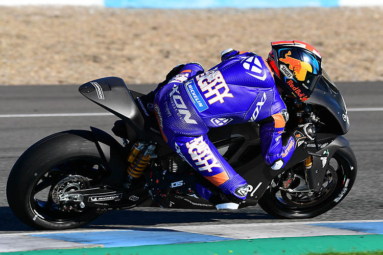 Bradley Smith auf dem MotoE-Bike