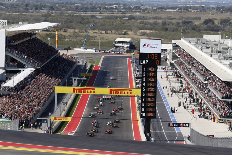 Formel 1 in Texas: Bald kommen die Bikes