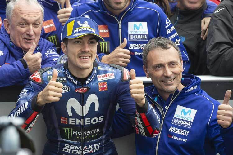 Maverick Viñales holte in Australien den ersten Sieg für Yamaha seit 25 Grands Prix