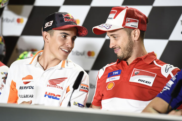 Marc Márquez und Andrea Dovizioso