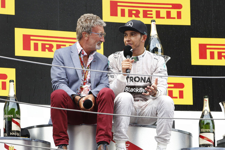 Eddie Jordan und Lewis Hamilton