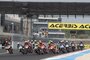 Der Start des ersten SBK-Laufs