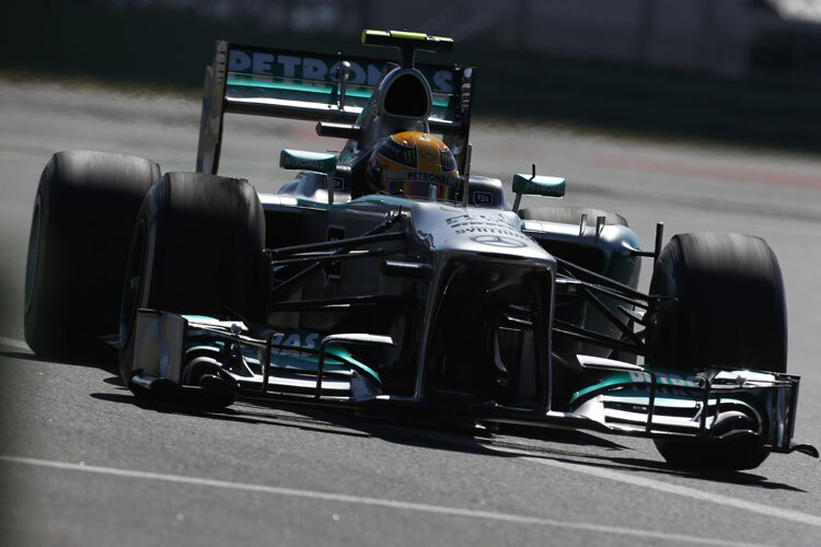 Lewis Hamilton hatte auch im zweiten Freien Training die Nase vorne