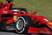 Sebastian Vettel in Barcelona