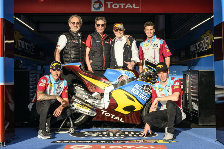 Mineralölgigant Total wird das Team auch weiterhin in der Moto2-WM begleiten