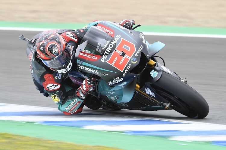 Petronas-Yamaha-Pilot Fabio Quartararo fühlt sich in Jerez wohl