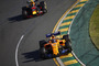 Fernando Alonso hatte Max Verstappen im Nacken