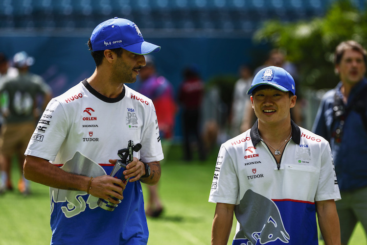 Ricciardo und Tsunoda