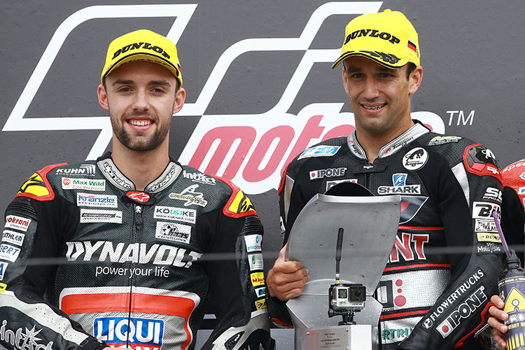 Jonas Folger und Johann Zarco