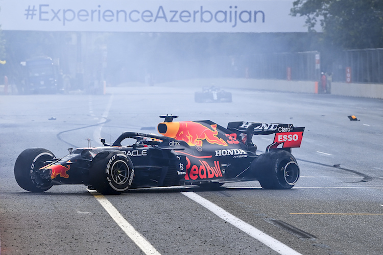 So endete der Aserbaidschan-GP 2021 von Max Verstappen