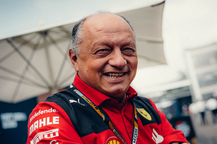 Ferrari-Teamchef Fred Vasseur weiss: «Der Windschatten ist im Rennen ein wichtiger Faktor»