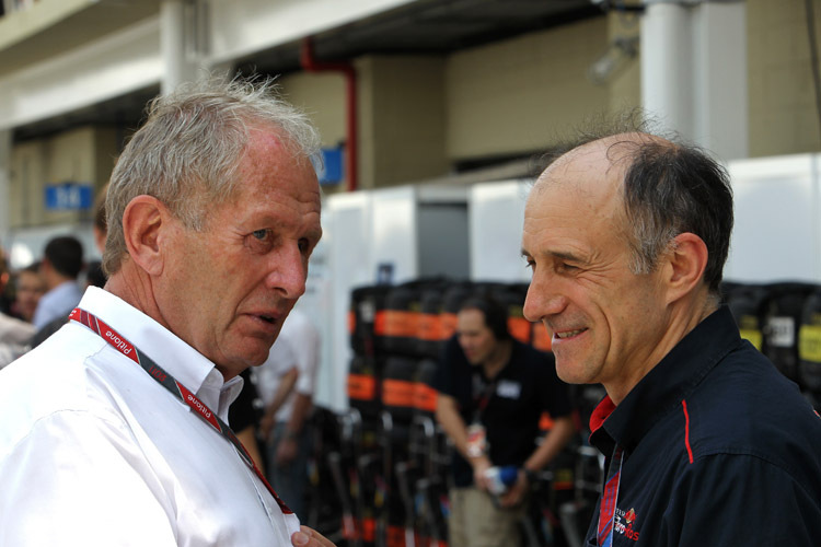 Gut gerüstet: Helmut Marko und Franz Tost