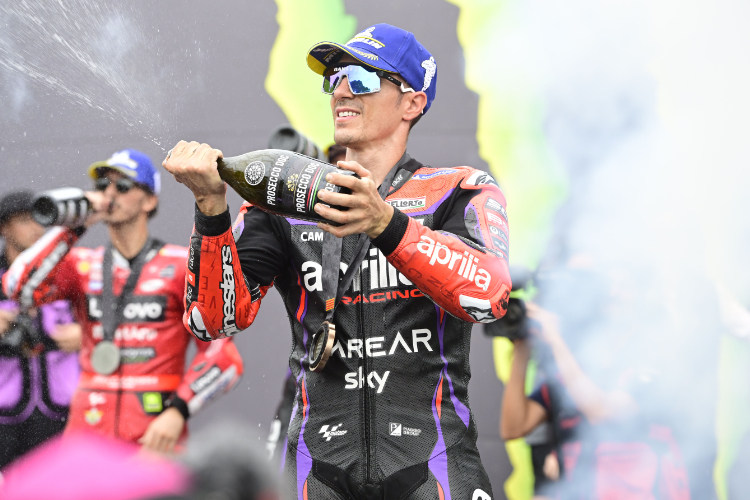 Maverick Vinales fuhr zum dritten Mal in diesem Jahr aufs Podium