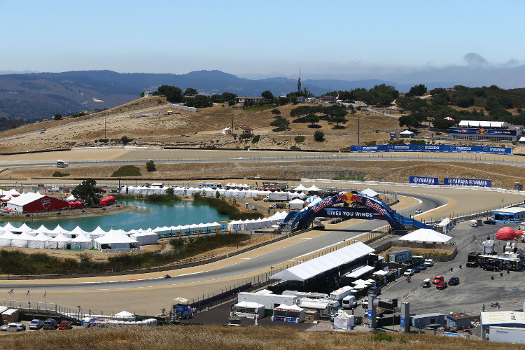 Die letzten Vorbereitungen für das Rennen in Laguna Seca 2013