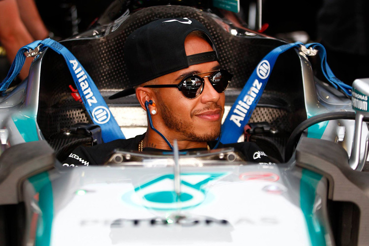 Lewis Hamilton, cool wie immer