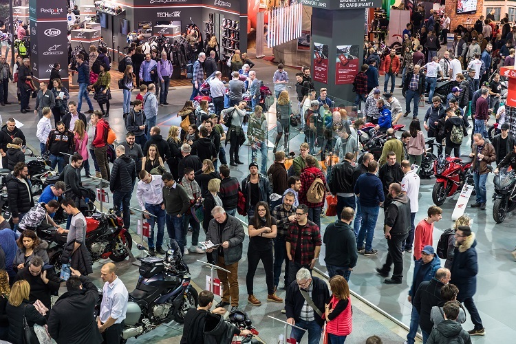 Besucher der Motorradmesse Swiss-Moto: Wie viele von ihnen hätte es schon erwischen können?