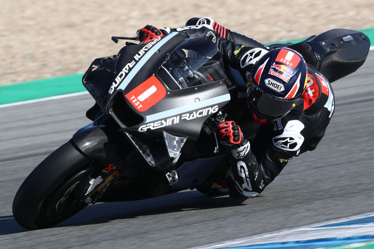 Beim Jerez-Test umging Fabio Di Giannantonio das Problem noch mit einem «D»