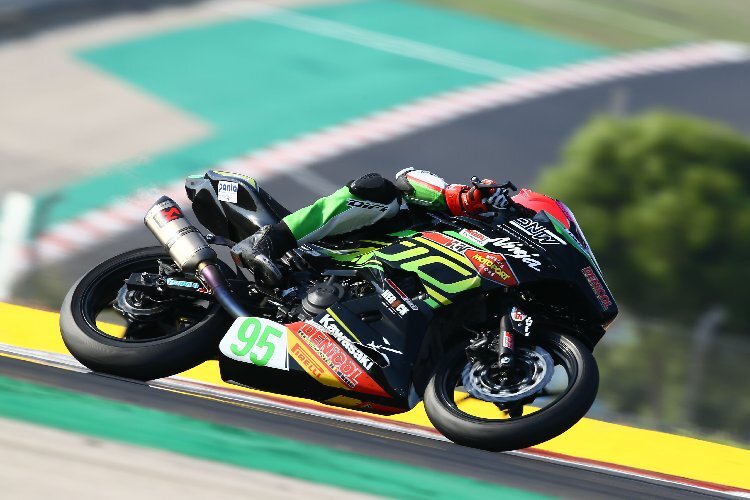 Scott Deroue gewann das Rennen der Supersport-WM 300 in Portimao