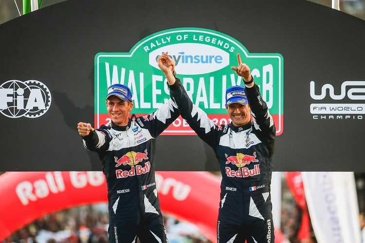 Die Champions 2017: Julien Ingrassia (li.) und Sébastien Ogier