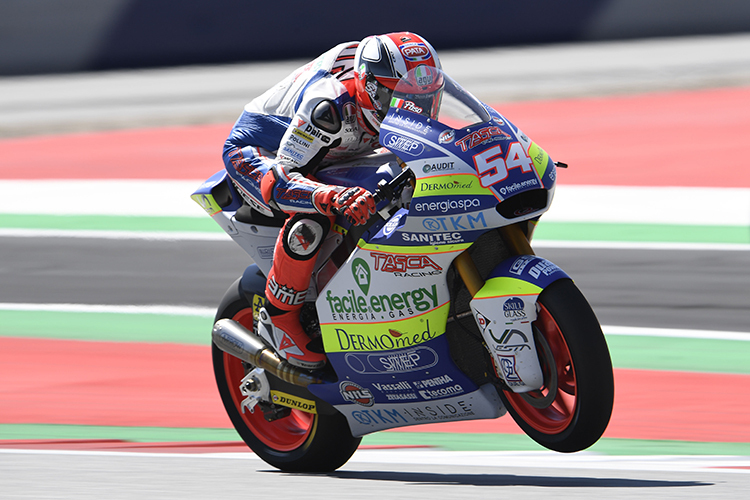 Mattia Pasini fuhr Bestzeit