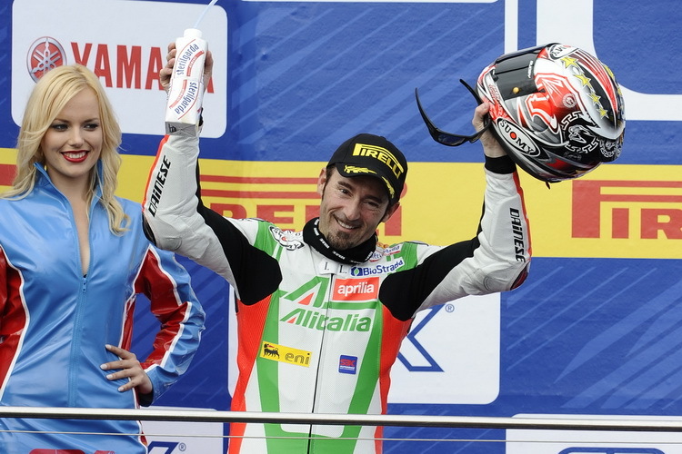 Max Biaggi konnte mit den zweiten Plätzen sehr gut leben