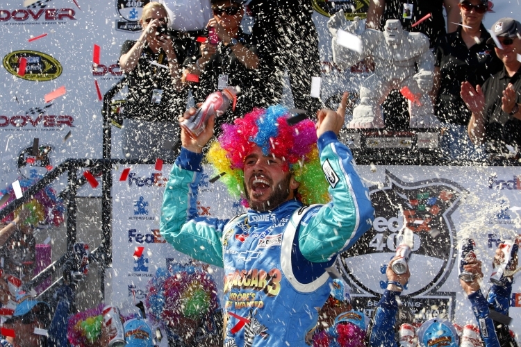 Jimmie Johnson zeigte sich Partylaune