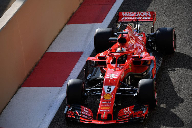 Ferrari wirbt am Heckflügel für die PMI-Idee