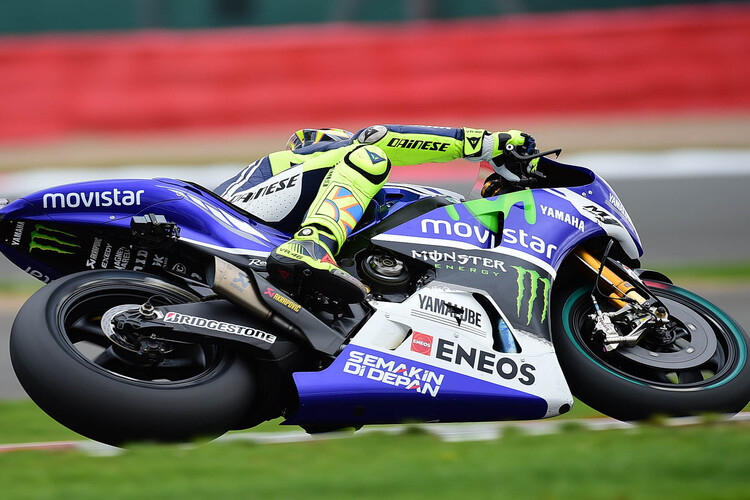 Valentino Rossi beim British Grand Prix