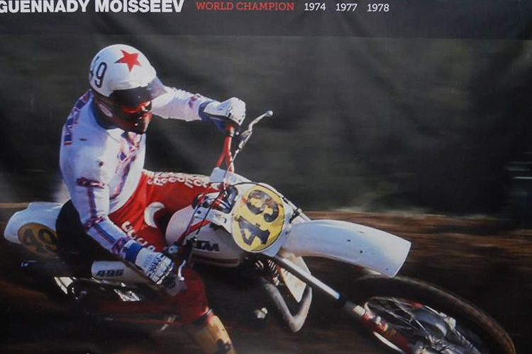 Gennady Moiseev, der erste Weltmeister auf KTM 
