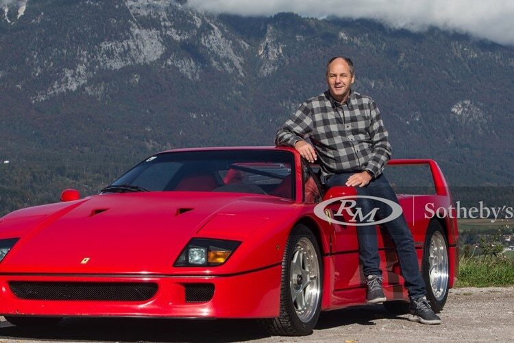 Gerhard Berger mit seinem F40