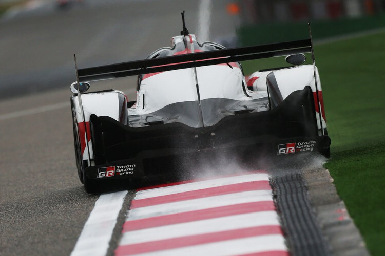 Der Toyota TS050 Hybrid zeigte der Konkurrenz bei der WEC in Shanghai wieder nur das Heck