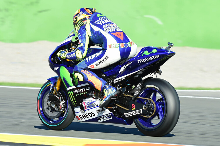 Valentino Rossi beim GP von Valencia