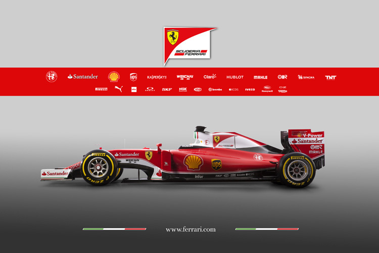 Der neue Ferrari von der Seite: Bessere Aerodynamik
