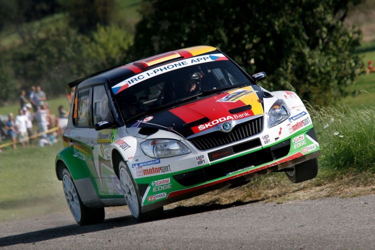 Mark Wallenwein bei der Barum-Rallye