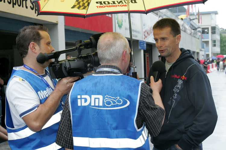 TV-Interview mit Andy Meklau.