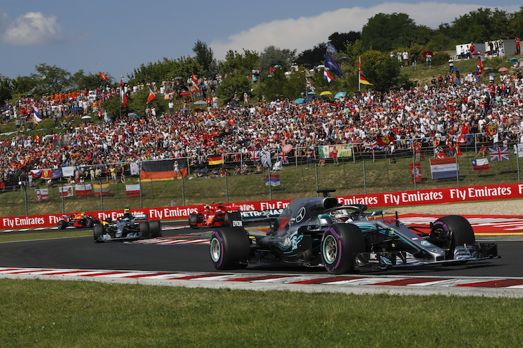 Lewis Hamilton achtete im Ungarn-GP gut auf seine Reifen