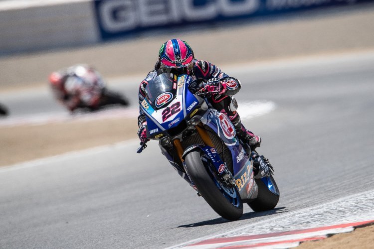 Alex Lowes hatte in Laguna Seca keine Chance auf das Podium