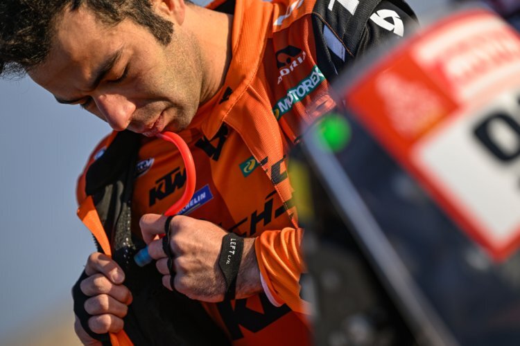 Danilo Petrucci will die Dakar 2022 in Jeddah auf dem Podium beenden