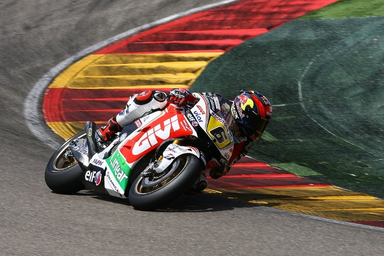 Bradl beim Test in Aragon