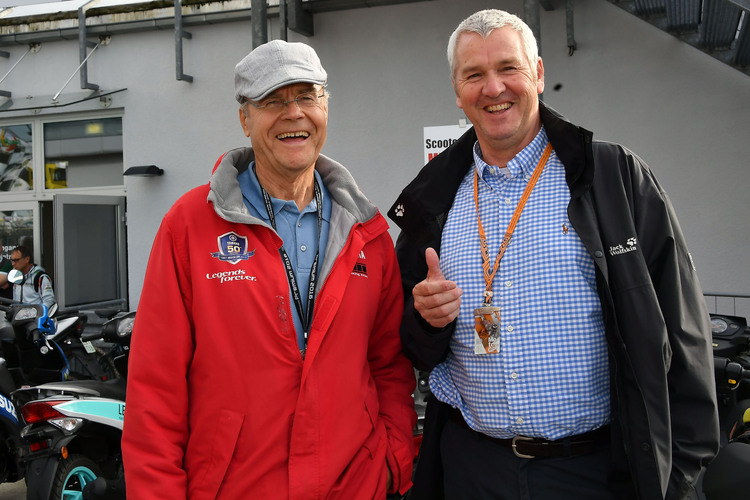 Sachsenring-GP 2016: Dieter Braun mit Günther Wiesinger