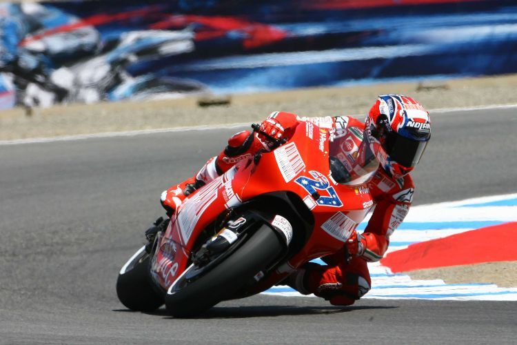 Casey Stoner in Laguna Seca