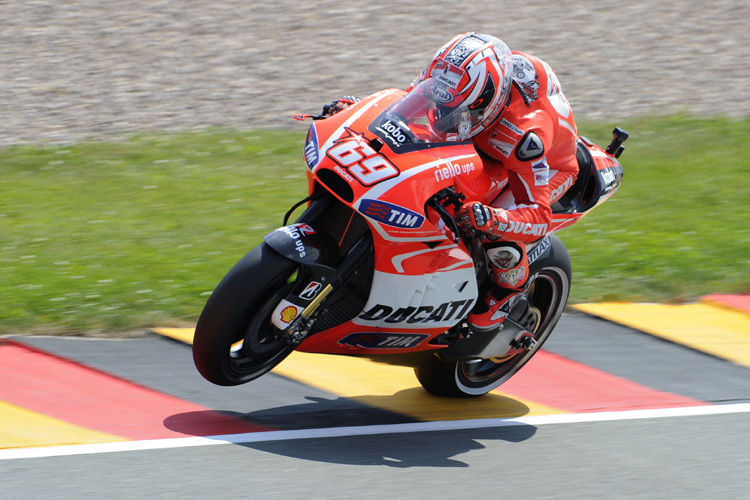 In seiner Zeit bei Ducati nicht sehr erfolgreich: Nicky Hayden