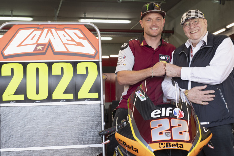 Sam Lowes und Marc van der Straten bleiben ein Team