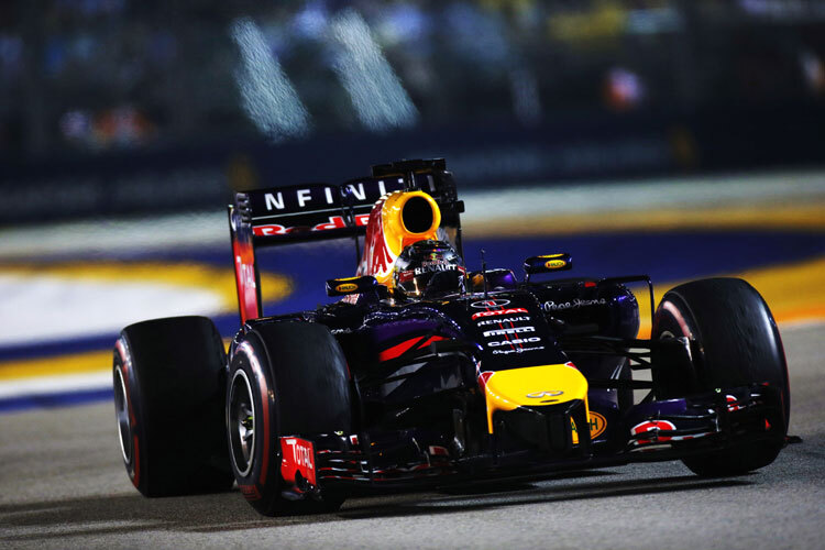 In Singapur führte Sebastian Vettel zum ersten Mal in diesem Jahr ein Rennen an