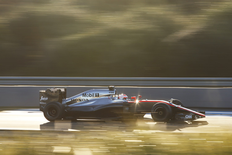 Jenson Button ist in Jerez mit dem neuen McLaren-Honda nicht wunschgemäss zum Fahren gekommen